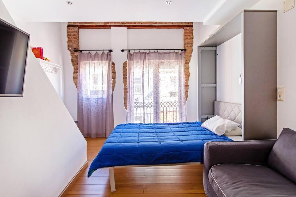 Apartamento Con Terraza Privada Cerca De La Playa Валенсия Экстерьер фото
